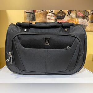 Travel Tote Duffel Bag in Black - Lightweight Carry-On